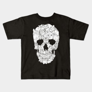 Cat Skull Kids T-Shirt